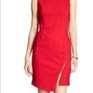 Banana Republic Red Hot Zip Dress